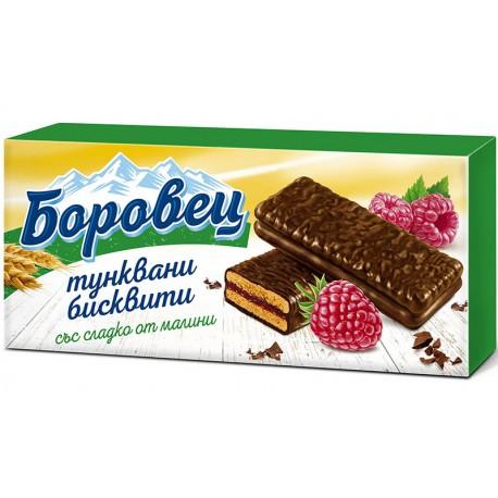 Бисквити Боровец Тунквани с крем Малина 216 гр.