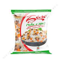 Замразени гъби и моркови с ориз, Белс, 400 гр.