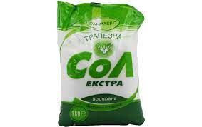 Трапезна сол Екстра йодирана Фамилекс, 1 кг.