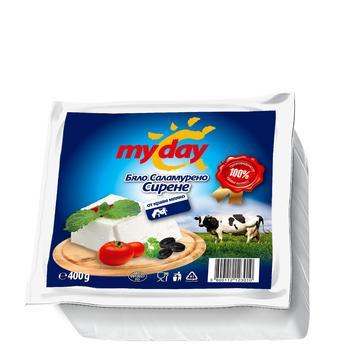 БЯЛО САЛАМУРЕНО СИРЕНЕ от краве мляко, ℮ 400 гр.