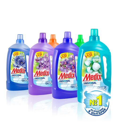 MEDIX UNIVERSAL различни аромати 1.5 л.