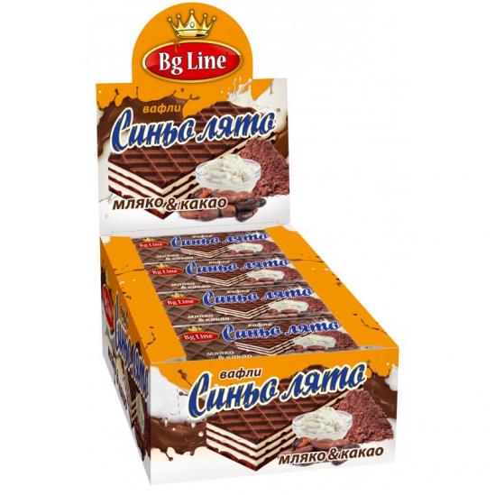 Вафла Синьо лято Мляко & Какао 60 гр.