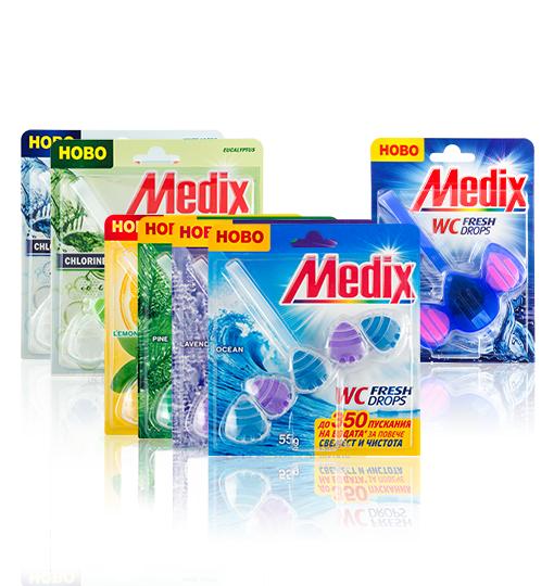 MEDIX WC FRESH DROPS - различни аромати
