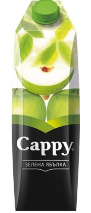 Cappy Зелена Ябълка нектар 1 л.