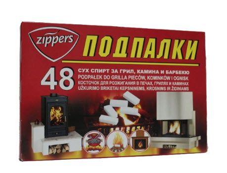 Сух спирт (подпалка) кубчета 48 бр.