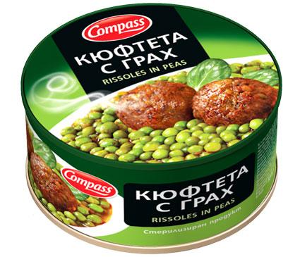 Кюфтета с грах Compass 300 гр.