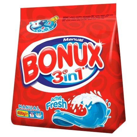 Bonux 3 in 1 active fresh, прах за пране, 2 кг.