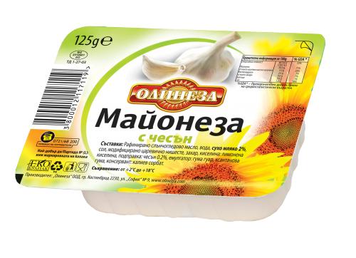 Майонеза с чесън Олинеза 125 гр.