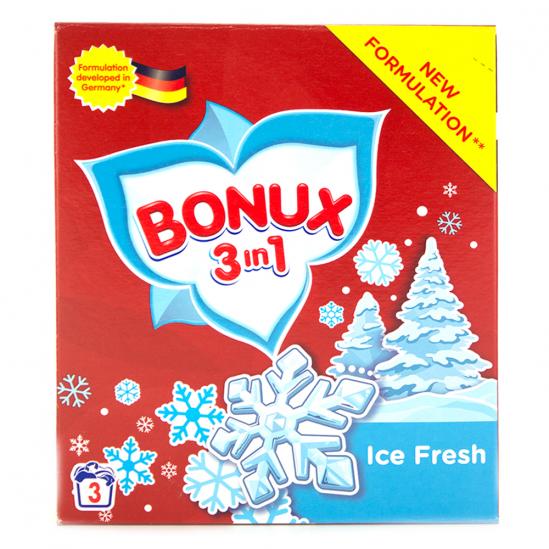 Bonux 3в1 Ледена Свежест за 3 пранета 300 гр.