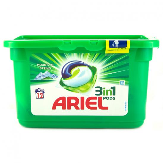Капсули Ariel 3в1 PODS Планинска Пролет 12 капсули