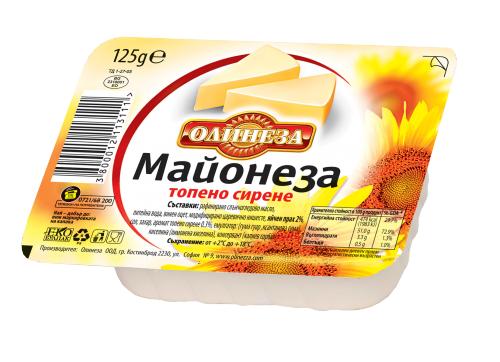 Майонеза с топено сирене Олинеза 125 гр.
