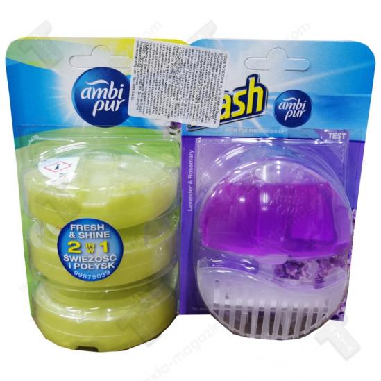 Ambi pur WC Fresh end shine 3x55мл. пълнител за ароматизатор 