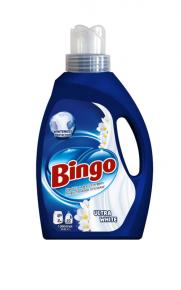 Bingo gel, течен прах за бяло пране