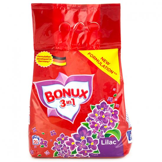 Bonux 3в1 Люляк за 20 пранета 2 кг.
