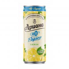 Безалкохолна бира Ариана Радлер Лимон 0.0% 330 мл.